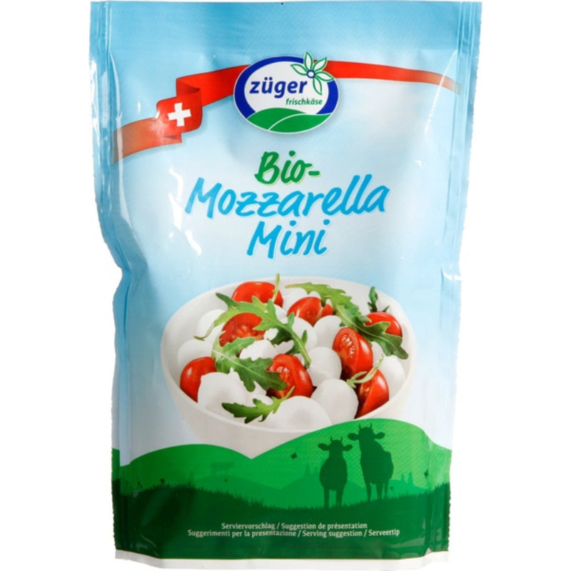 Züger Βιολογική Mozzarella Mini 150g